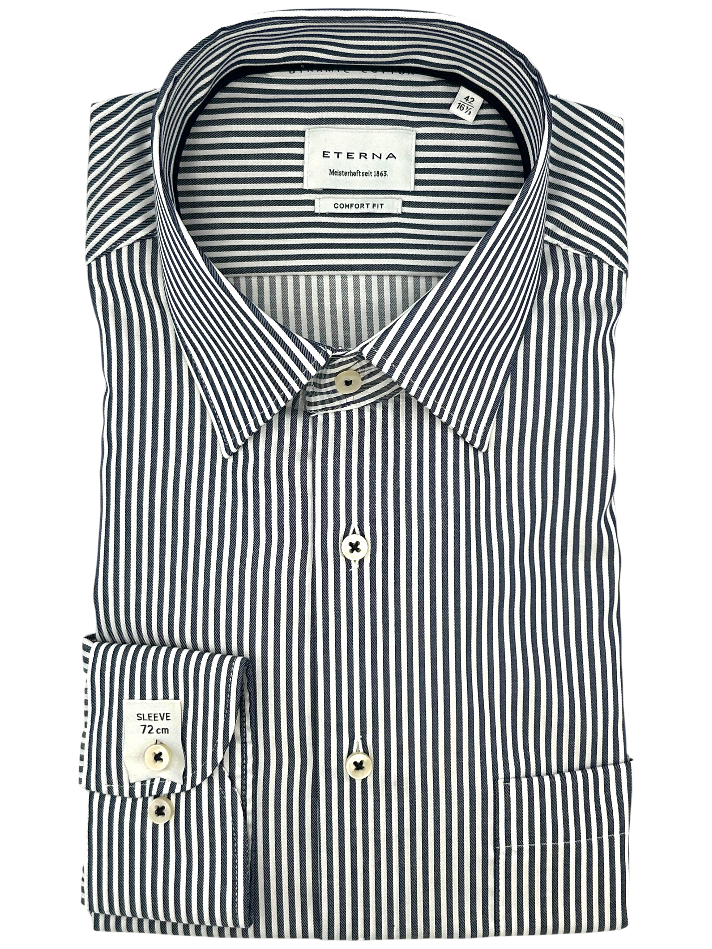 Eterna Comfort Fit Skjorte - Ærmelængde 72cm - Dynamic Cotton